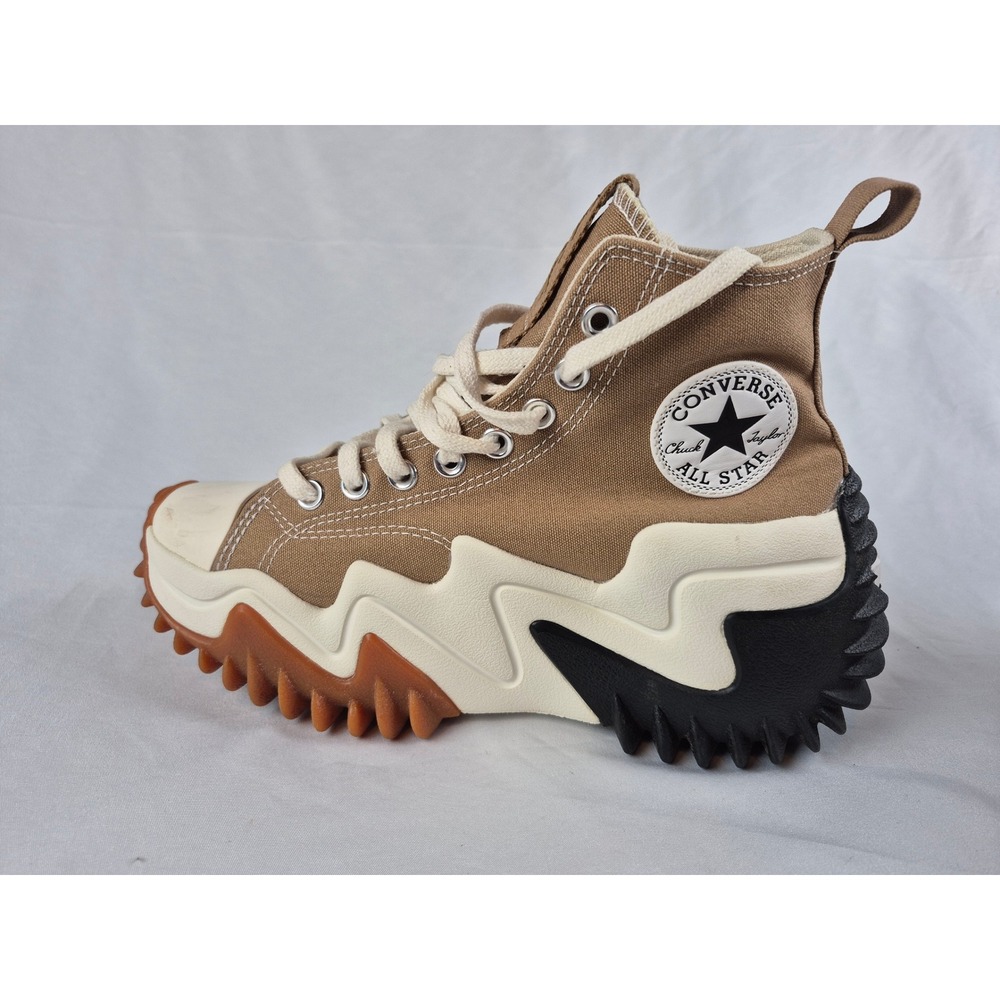 Converse Women's 8 Run Star Motion Hi Sand Dune Platform Canvas Sneakers A00851C